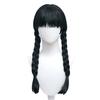 Midoriya Wednesday Cosplay Wig, High-Quality Wednesday Wig, Costume, Halloween, School Festival, Festival, Cosplay Wig