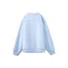 Li Ning X Disney Collaboration Sports Fashion Series Mickey Print Loose Sports Crewneck Sweatshirt Women Sweatshirt Light-Frost-Blue AWDR330-5