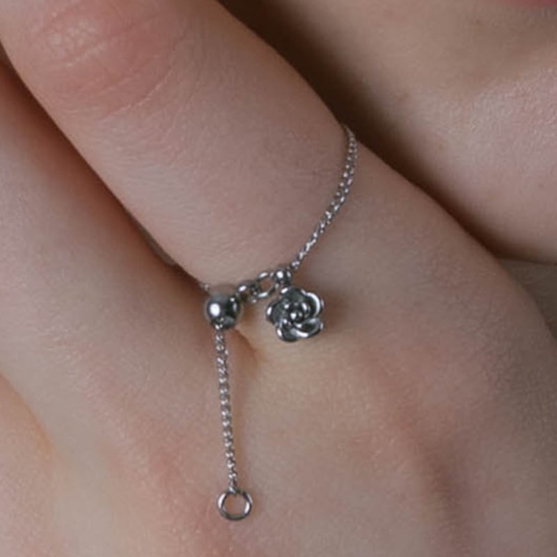 Pearlymore Baby Rose Chain Ring_PM25R002SS