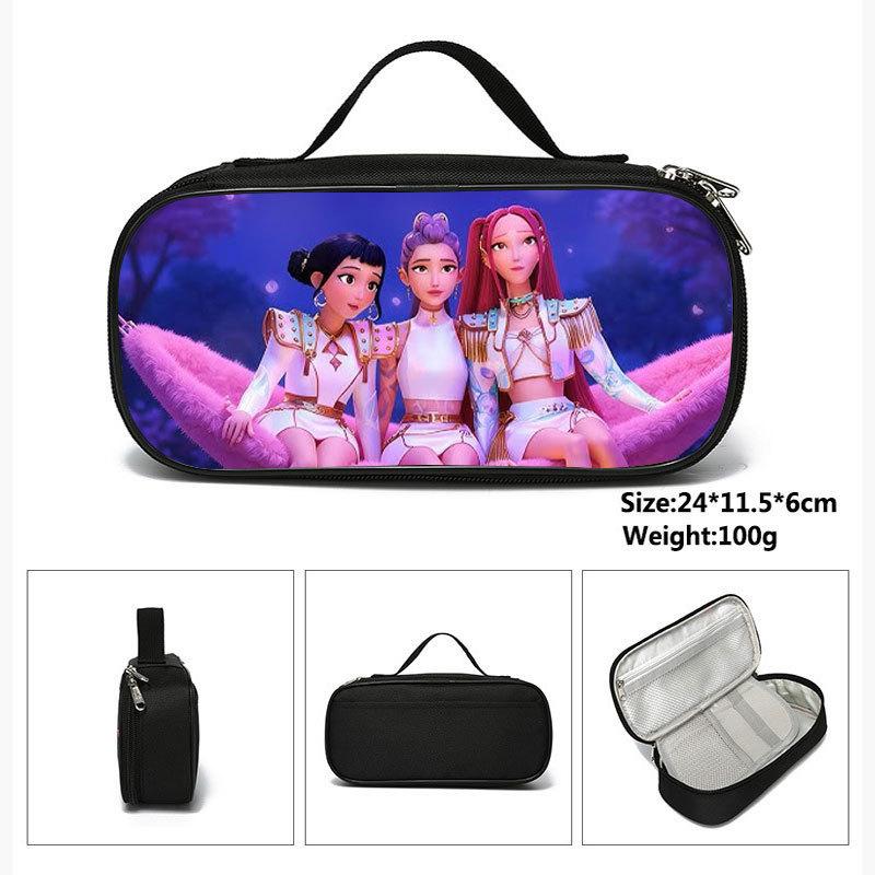 Untrix Kpop Fach Federmäppchen Kpop Hexenjäger Schüler Aufbewahrung Schreibwaren Tasche Bleistift Tasche