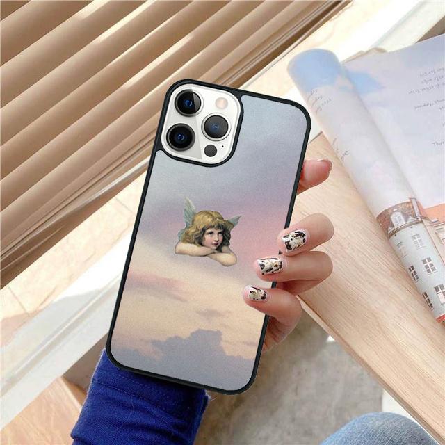 Anges Esthétique Esthétique Coque Coquille Pour iPhone 17 Air 15 16 14 13 12 Pro Max 11 Pro Max Plus Housse de Téléphone