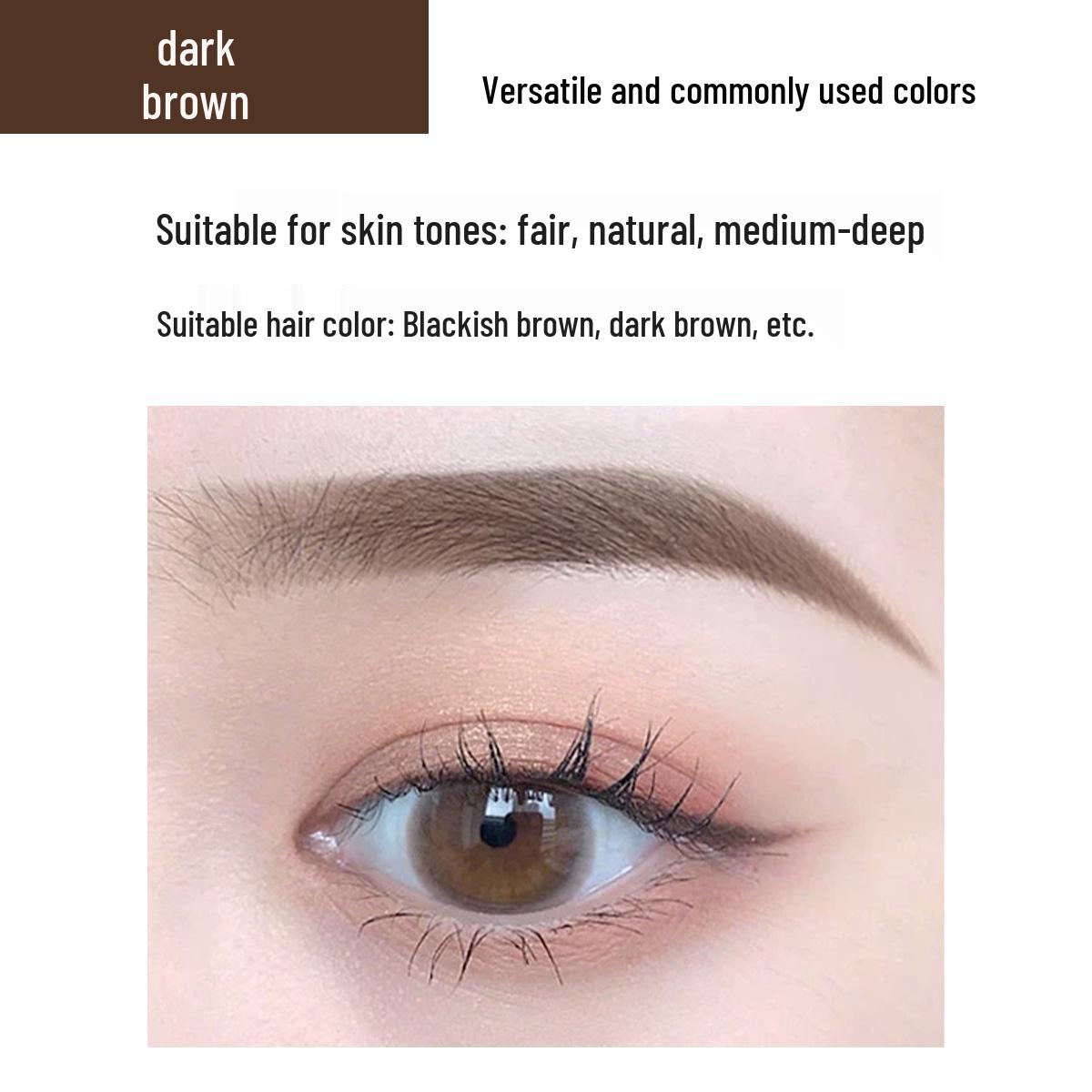 Li Jiaqi s Ultra-Fine Triangular Eyebrow Pencil - Long-Lasting, Waterproof, Sweatproof, Color-Changing, Non-Smudging for Women Beginners