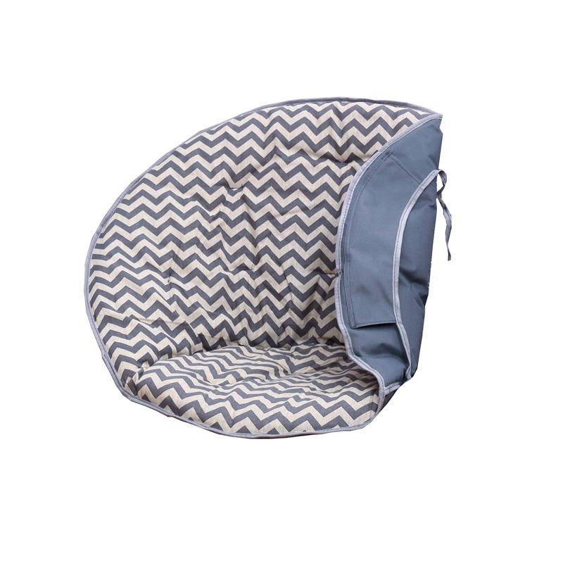 Moon Chair Folding Padded Oval Round Moon Saucer Camping Fishing Portable Picnic Black Seat Mesh Chair Cover Not Including Chair