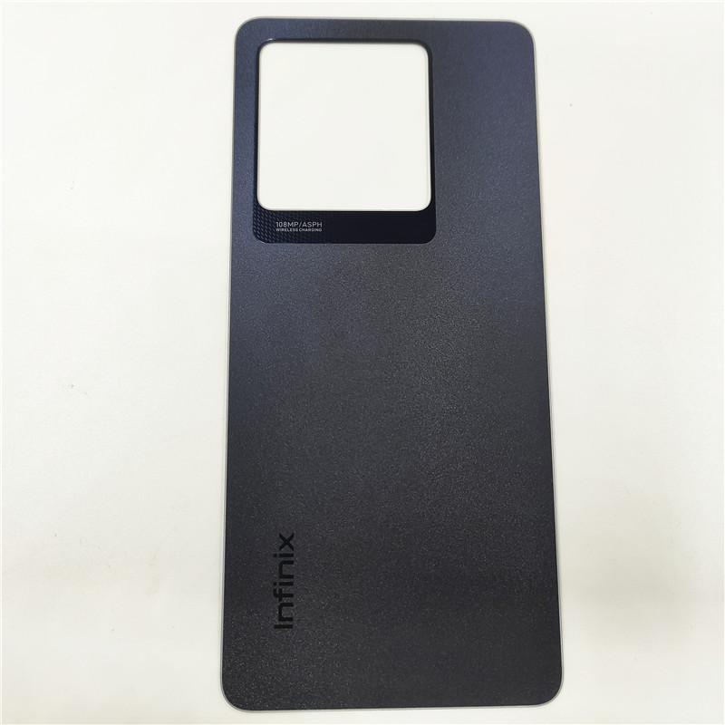 

For Infinix Note 30 Pro X678B Glass Back Battery Cover Housing Repair Parts чорний