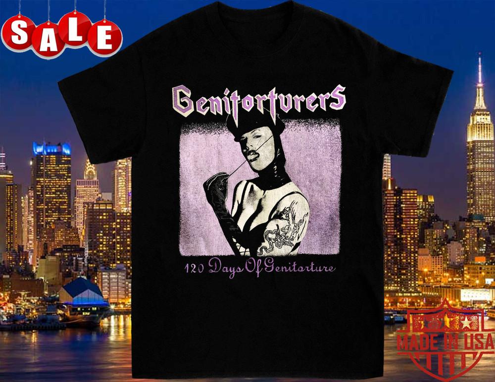 HOT Genitorturers band T Shirt Black Cotton Men SizeS-5XL black Unisex T-Shirt S
