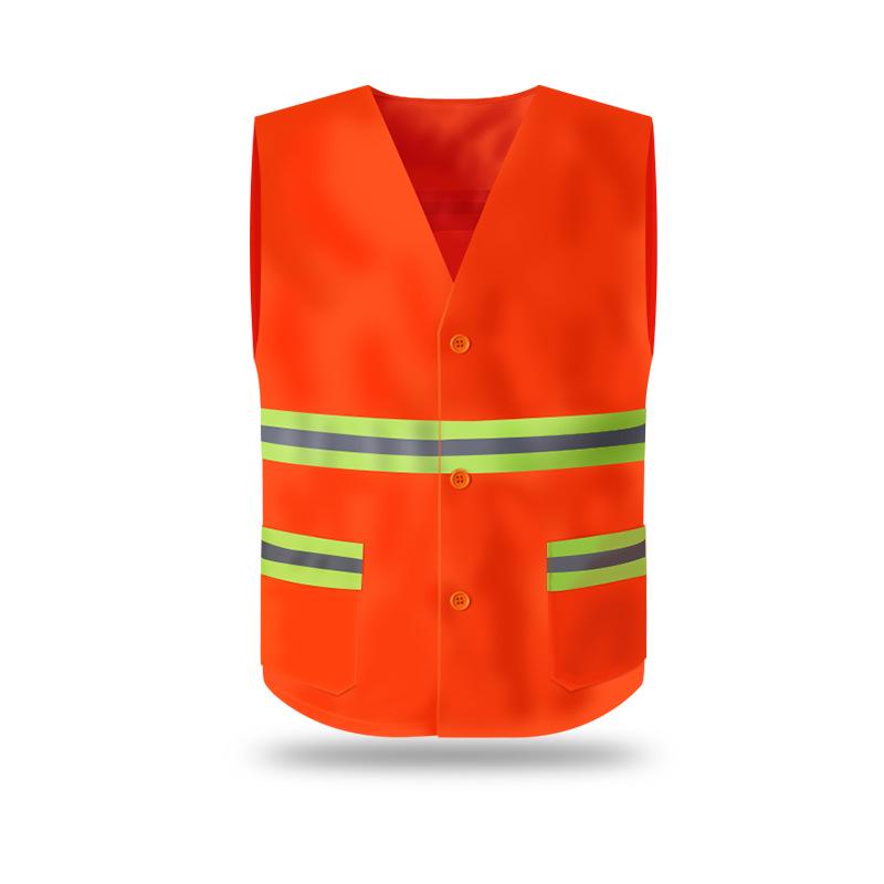 Multi-Pocket Reflective Vest for Drivers, Sanitation, Traffic, Cycling & Construction