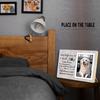 Pet Memorial Frame - In Loving Memory of Dogs, Sympathy Gift for Pet Loss, Gray Wooden Frame