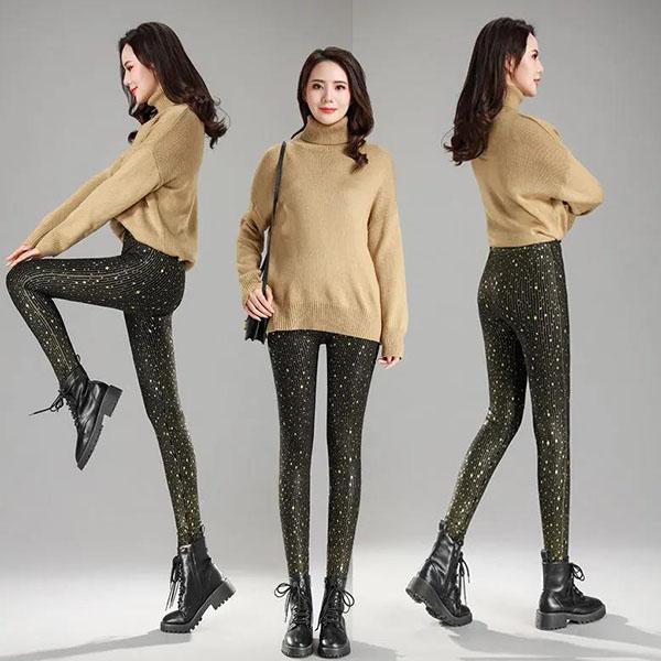 Женские эластичные леггинсы на осень и весну — фото 7