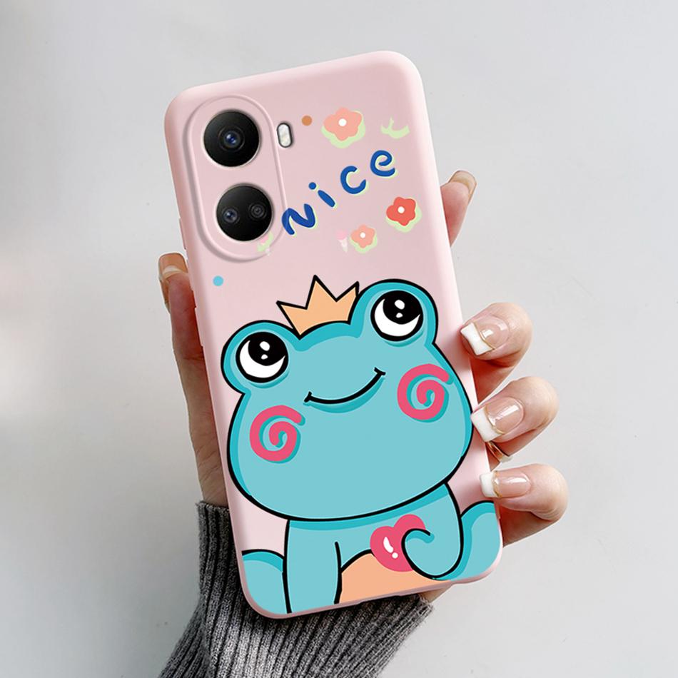 Für Huawei Nova 10 SE Hülle BNE-LX1 BNE-LX3 Süßer Bär Cartoon Frosch Bemalt Weiche Handyhülle Für Huawei Nova 10SE Nova10 SE Fundas