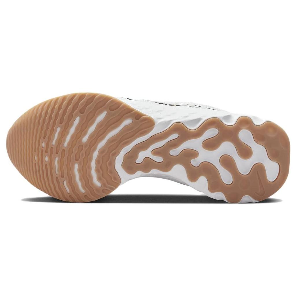 Nike React Infinity Run Flyknit 3 Leopard Women Sneakers White Platinum-Tint Team-Orange DZ5215-001