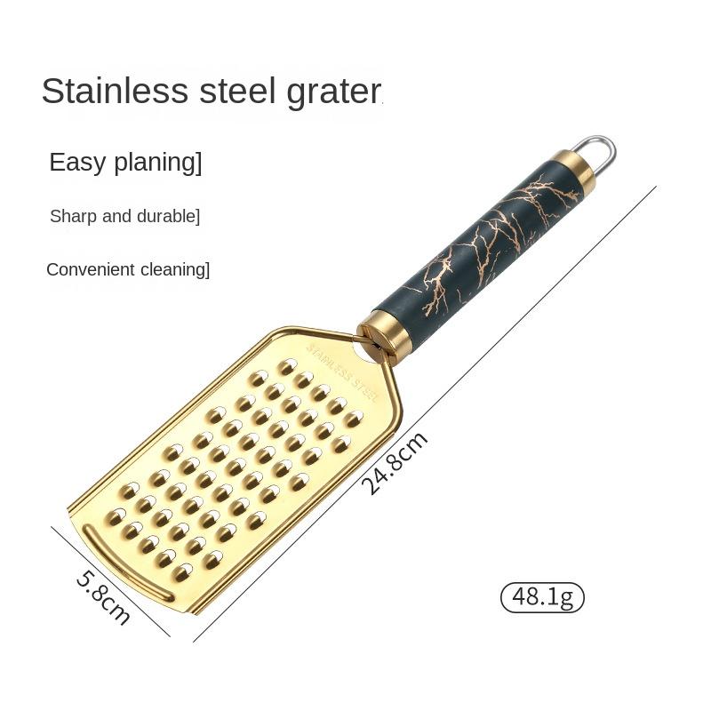 

Многофункциональная терка из нержавеющей стали для чеснока, имбиря, сыра, моркови, фруктов, овощей, ручная кухонная очистка шелковых инструментов