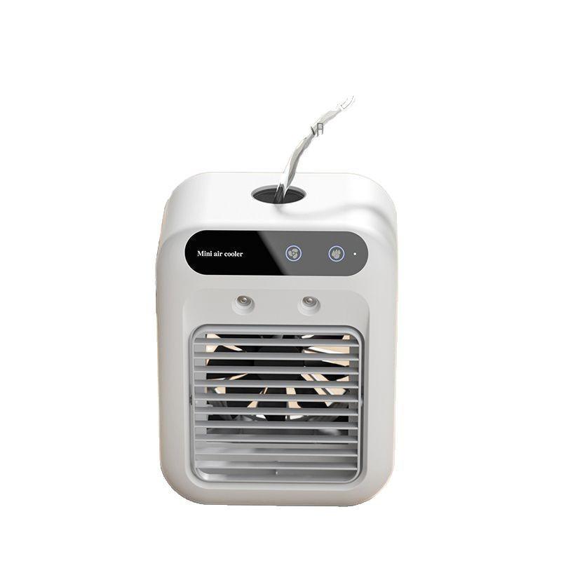 Portable Mini Air Cooler & Humidifier - Silent Cooling Fan for Home and Dormitory