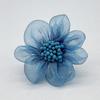 Korean Style Handmade Organza & Yarn Flower Headband Accessories
