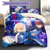 Fate Pattern Bedding Quilt Set Quilt Cover Pillowcase Home Decoration Birthday Gift (1 * duvet cover + 2 * pillowcase, without core)