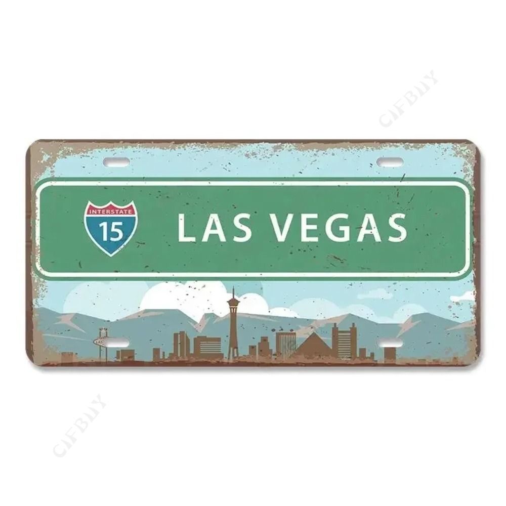 Vintage Car Retro Metal Tin Signs