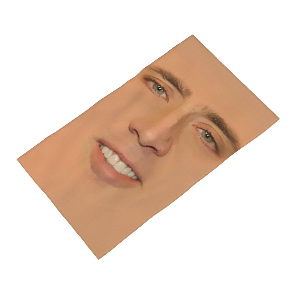 Nicolas Cage Viso Gigante Viso Morbido Asciugamano Viso Asciugatura Rapida Piscina Bagno Asciugamani in Cotone Assorbente Rapido