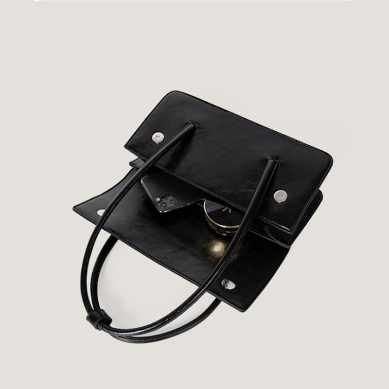 Высококачественная текстурированная женская сумка из искусственной кожи под мышкой — фото 5