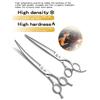 Professional Pet Beauty Scissors Japan 440c Steel Dog Teddy Pet Beautician 7.5 Inches Bending Scissors Thin Scissors High-Qualit