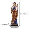 ST. Joseph and Child Jesus Statuess Home Decor Decorative 11.81'' Tall Sculpture for Tabletop