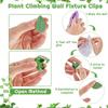 10pcs/lot Invisible Wall Rattan Clamp Clip Plant Climbing Wall Clip Wall Vine Fixture Wall Sticky Hook Holder Vine Clip