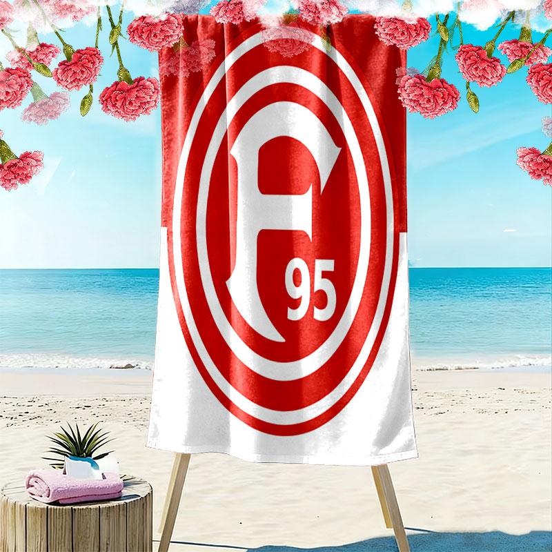 F95 Print Beach Towel, Large Soft Quick Dry Towel for Beach Camping Swimming