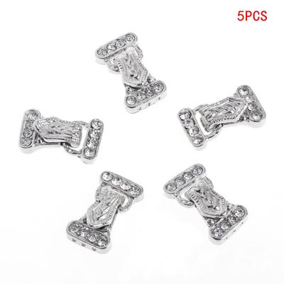 5 Adet/takım 24x14mm Manyetik Takı Klipsler 3 Strand Rhinestone Takı Aksesuarları