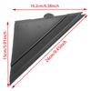 2 Piezas Triángulo Embellecedor Espejo Retrovisor Lateral LH RH Cubierta Bandera Espejo de Puerta Molduras LH RH para Fiat 500 2012-2019 1SJ85KX7AA 1SD00KX7AA