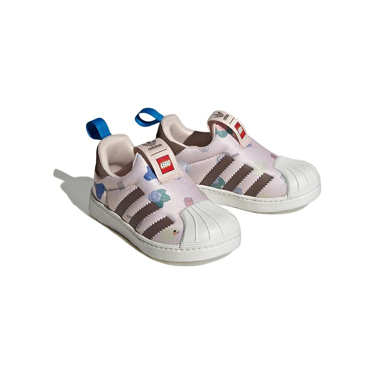 LEGO x adidas Superstar 360 I Allover Print - Wonder Quartz Baby Sneakers Pink Earth-Strata Blue-Royal IF2169