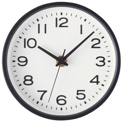 MUJI Analog Small Wall Black 15915224 Clock, (with Stand), Clock,