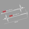 AGVP8 2 Piezas Pegatinas de Ventana Lateral de Coche de PVC Vinilo Impermeable Calcomanías para Logo Renault DACIA Dokker Jogger Duster Logan Sandero Lodgy Spring