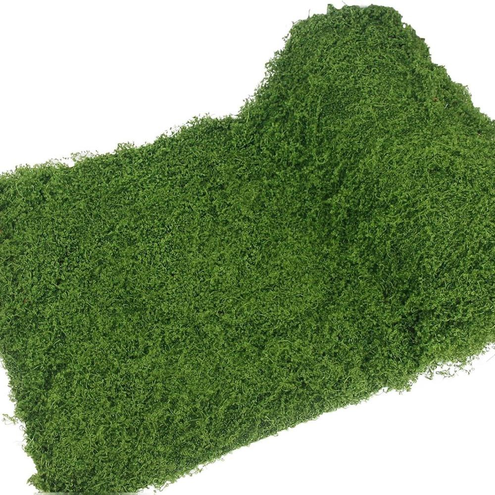 Durable Artificial Grass Rug DIY Artificial Moss Pad Fake Moss Lawn  Home Decoraion 50x50cm темно-зеленого