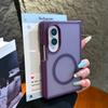 Luxury Matte Frosted Magnetic for Magsafe Phone Case for Samsung Galaxy Z Fold 8 Ultra ZFold8 7 Wireless Charging PC TPU Cover