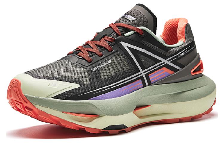 Men's Sneakers Anta Champion Series Cushioning, Wear Resistant Running Shoes Men's Gray Black