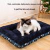 Four Seasons Pet Cushion: Thick Cotton Sleeping Pad for Cats and Dogs