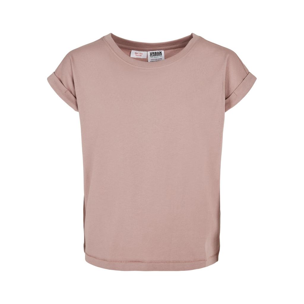 Urban Classics Girls Organic Extended Shoulder T-Shirt