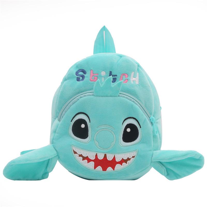 Cute Stitch Plush Backpack for Kids - Children's Storage Bag & Toy Carrier