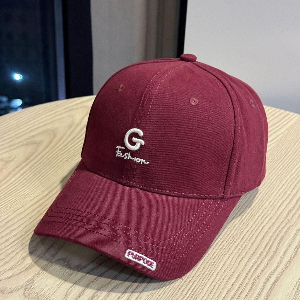 Retro Hole in The Wall Hard Top Hat for Women Letter Embroidered Peaked Cap Lesbian Couple Baseball Cap Outdoor