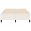 Box Spring Bed Cream 120 x 190 cm Corduroy Fabric