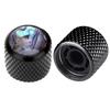 Musiclily Pro Dome Metric Abalone for TL Telecaster Electric Black of Knobs, Size, Steel, Guitars/Basses, (Set 2)