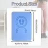 Jump Rope Mat 2cm Thick Floor Protection Noise Reduction Home Gym Non Slip Skipping Mat Shock Absorption Indoor Slow Jogging Pad