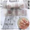 5D Gradient Retro Wearable Nail Art Stickers with Removable Adhesive