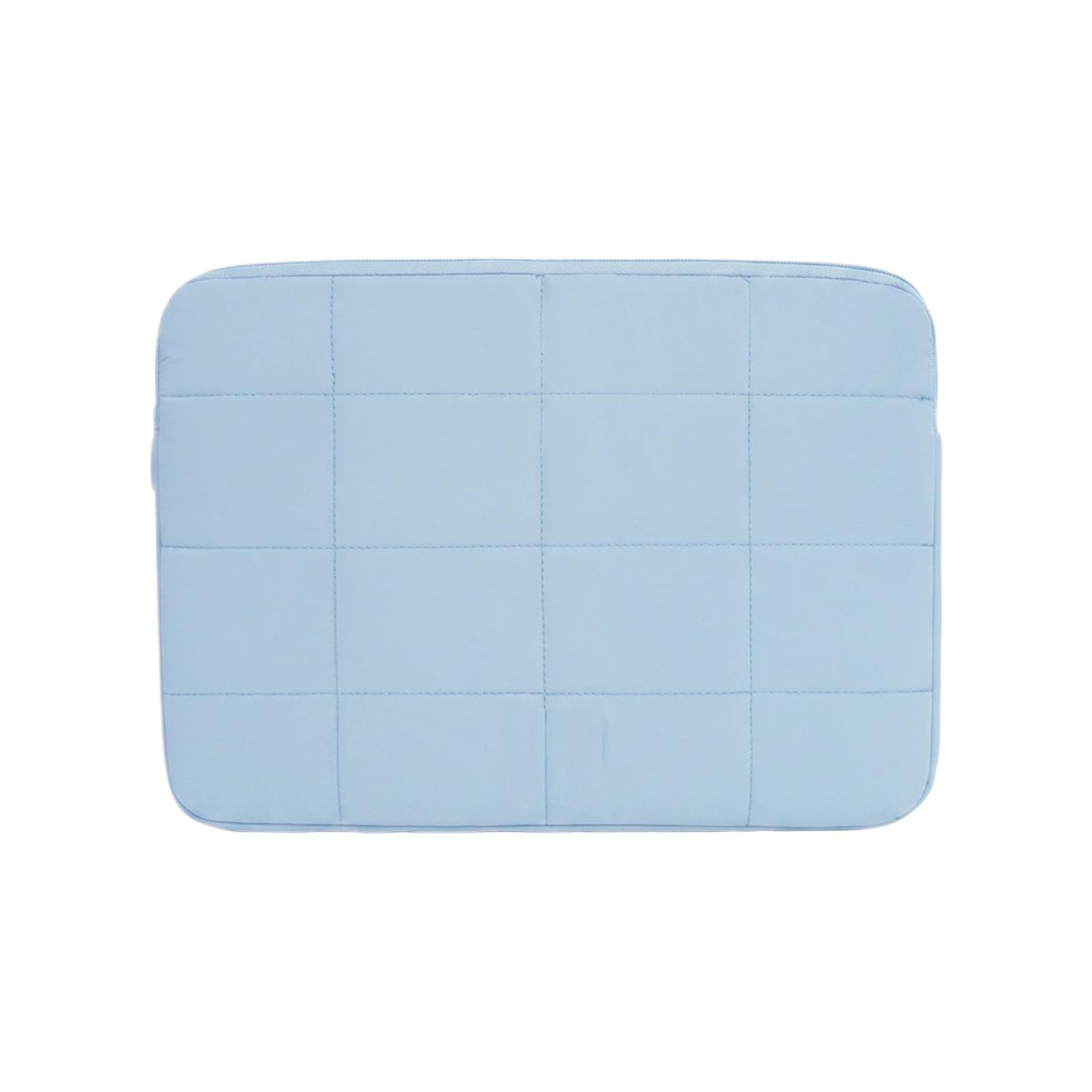 

Portable Shockproof Laptop Sleeve Case Business Travel Computer Bag Protective Carrying Cover with Zipper for 13 to 15 Inch Laptops one size синий
