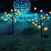 Cross-Border LED Solar Cherry Blossom Firework Lights for Garden and Courtyard Decoration