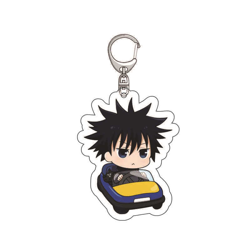 Jujutsu Anime Kaisen Keychain Gojo Satoru Inumaki Toge Itadori Yuji Sukuna Fushiguro Megumi Creative Pendant Accessories