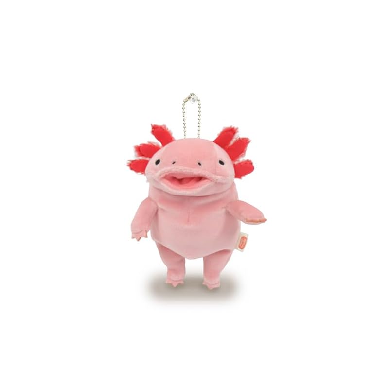 Shinada Global Mochi Series Mochi Upa Pink (mini) 7 x 5 x 14cm Plush Axolotl Animal MOUP-0088P