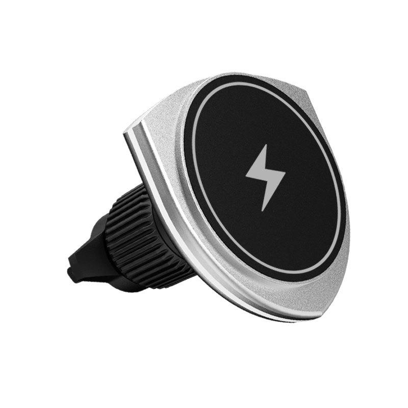 15W Magnetic Wireless Car Charger & Phone Holder for Apple/Android