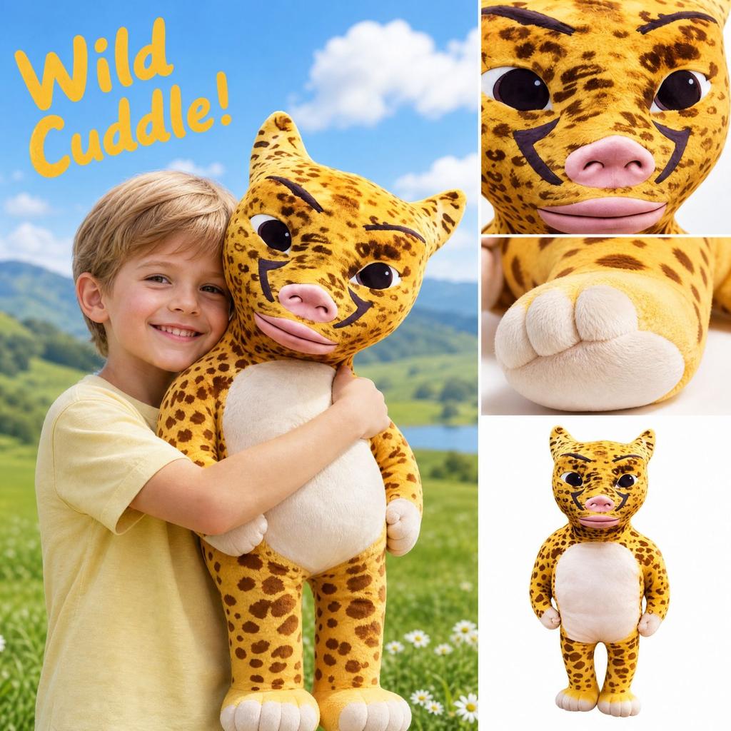 Plush Stuffed Animal Toy, Soft Cute Plushie Doll for Kids Toddlers Boys and Girls, Birthday Gift