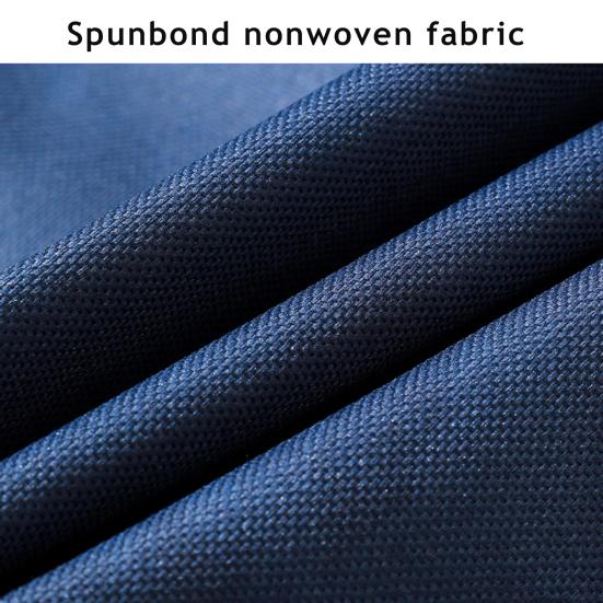 Duża Torba do Przechowywania z Gładkimi Podwójnymi Zamkami Wzmocnionymi Uchwytami Wodoodporna Włóknina Wielofunkcyjny Organizer do Przechowywania