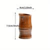1PC Creative Bamboo Tube Shape Toothpick Holder Personality Household Solid Wood Toothpick Tank Living Kitchen Simple Portable Toothpick Box Floss Box