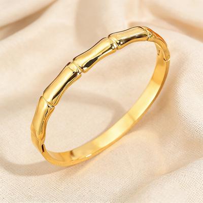 European and American Color Bamboo Light Luxury Bracelet Women's Fashion Niche High-end Sense